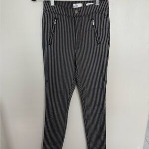 Hollister Women's Black Pinstripe Pants